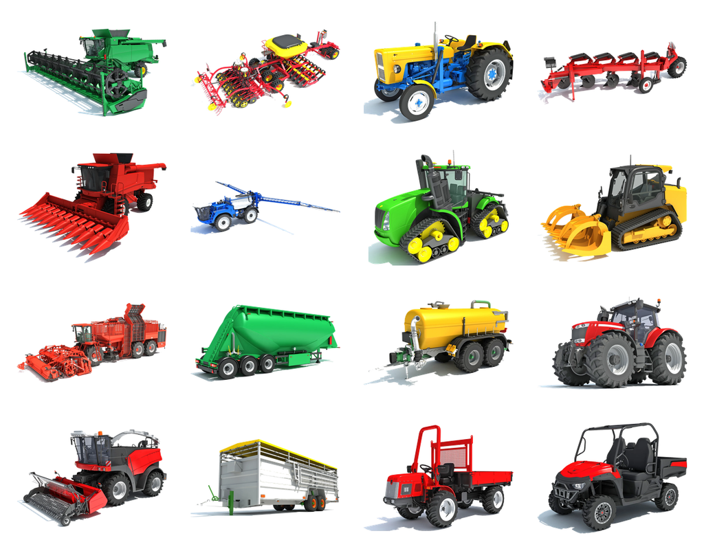 Advanced Farm Machinery Pack Professional Agricultural Equipment
