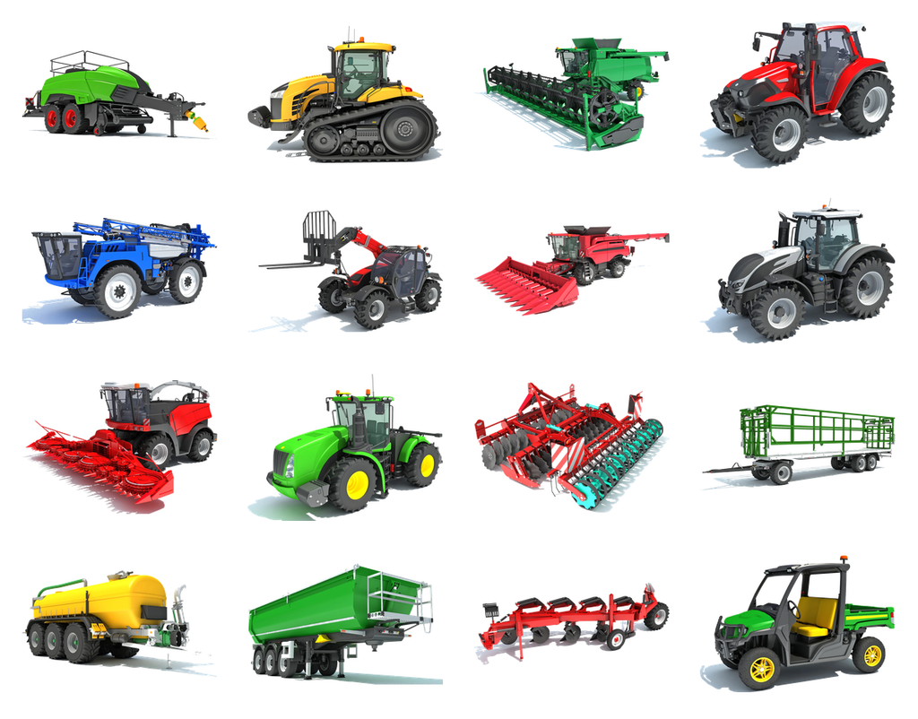 Farm Machinery Pack – Professional Agricultural Equipment Collection