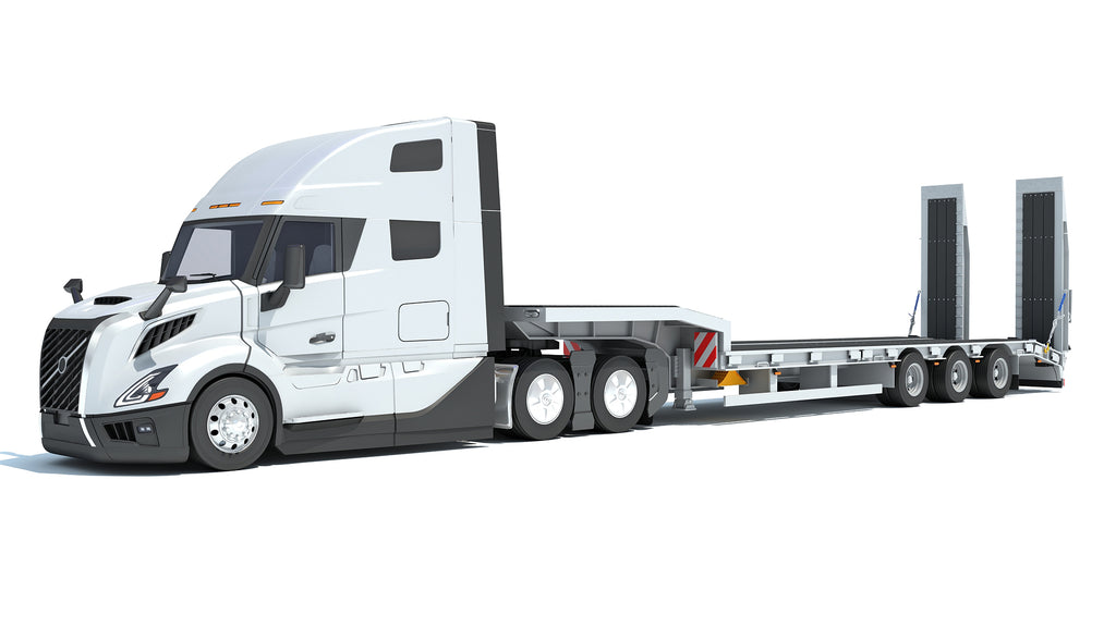 2024 Volvo Semi-Truck with Platform Trailer