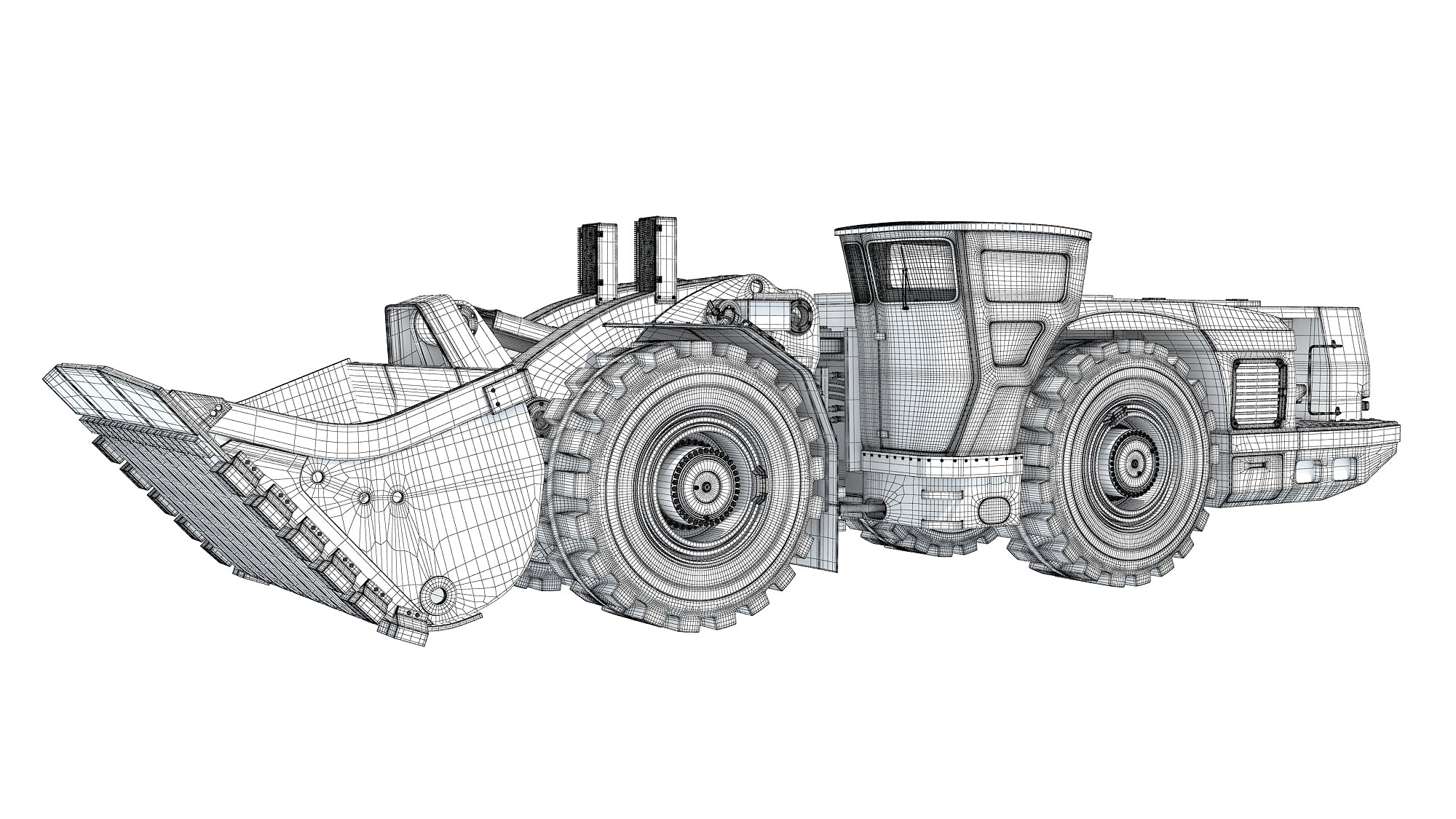 Underground Hard Rock Mining Loader
