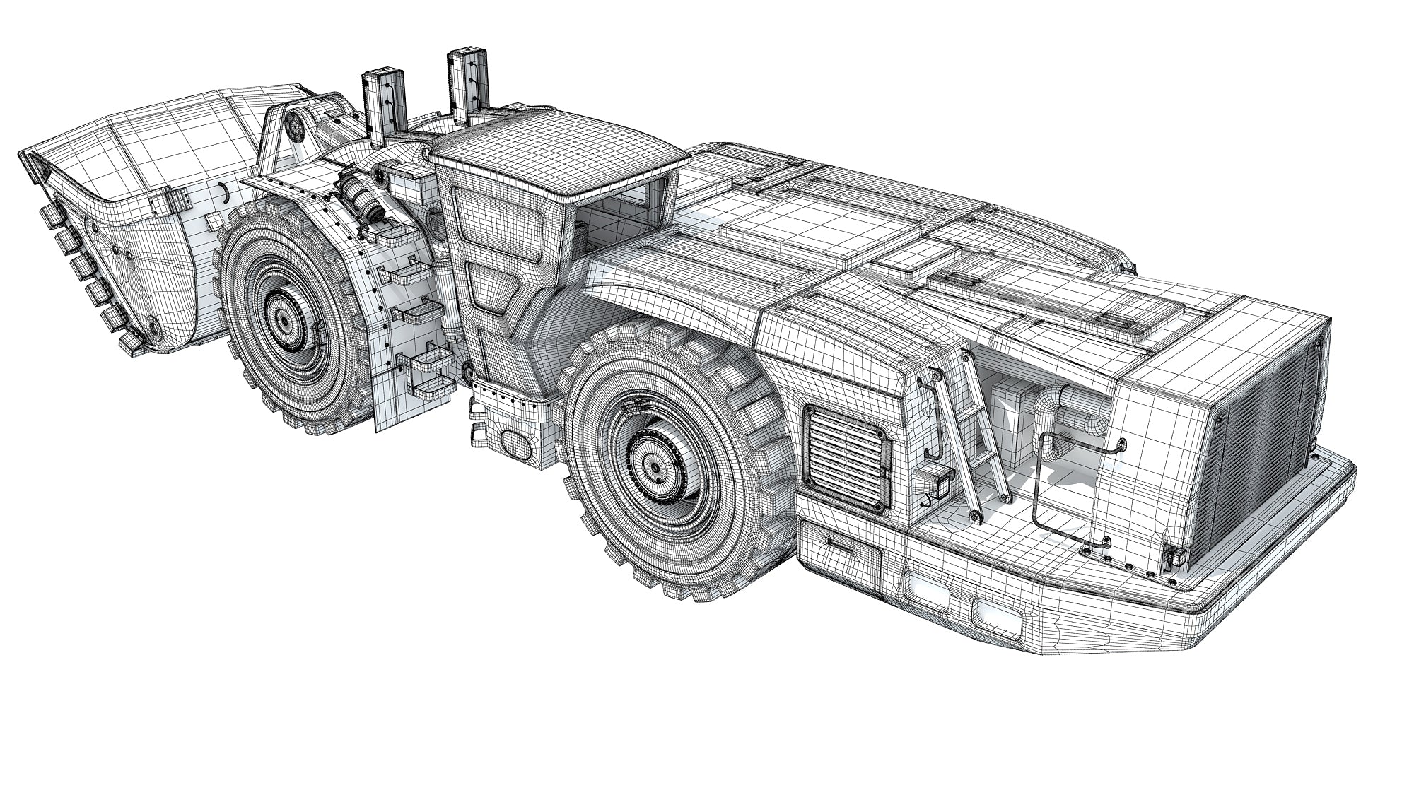 Underground Hard Rock Mining Loader