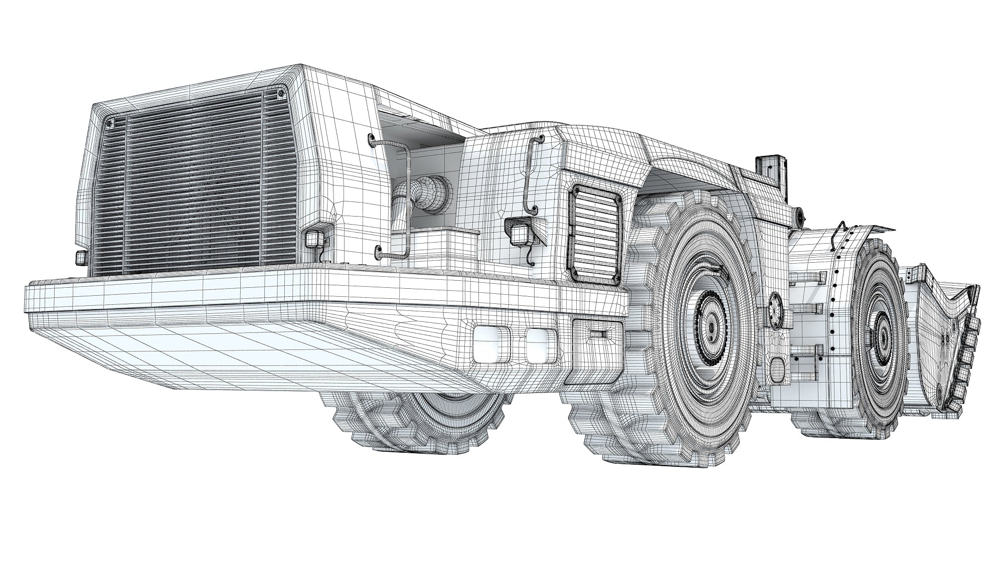Underground Hard Rock Mining Loader
