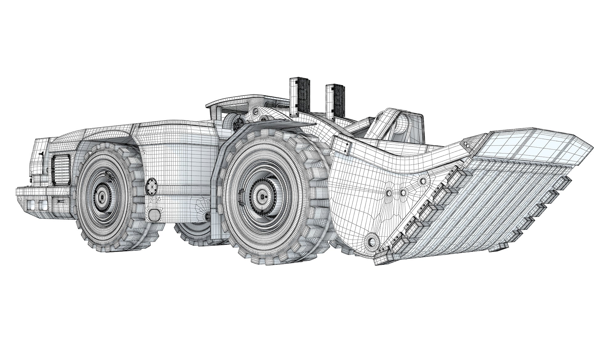 Underground Hard Rock Mining Loader