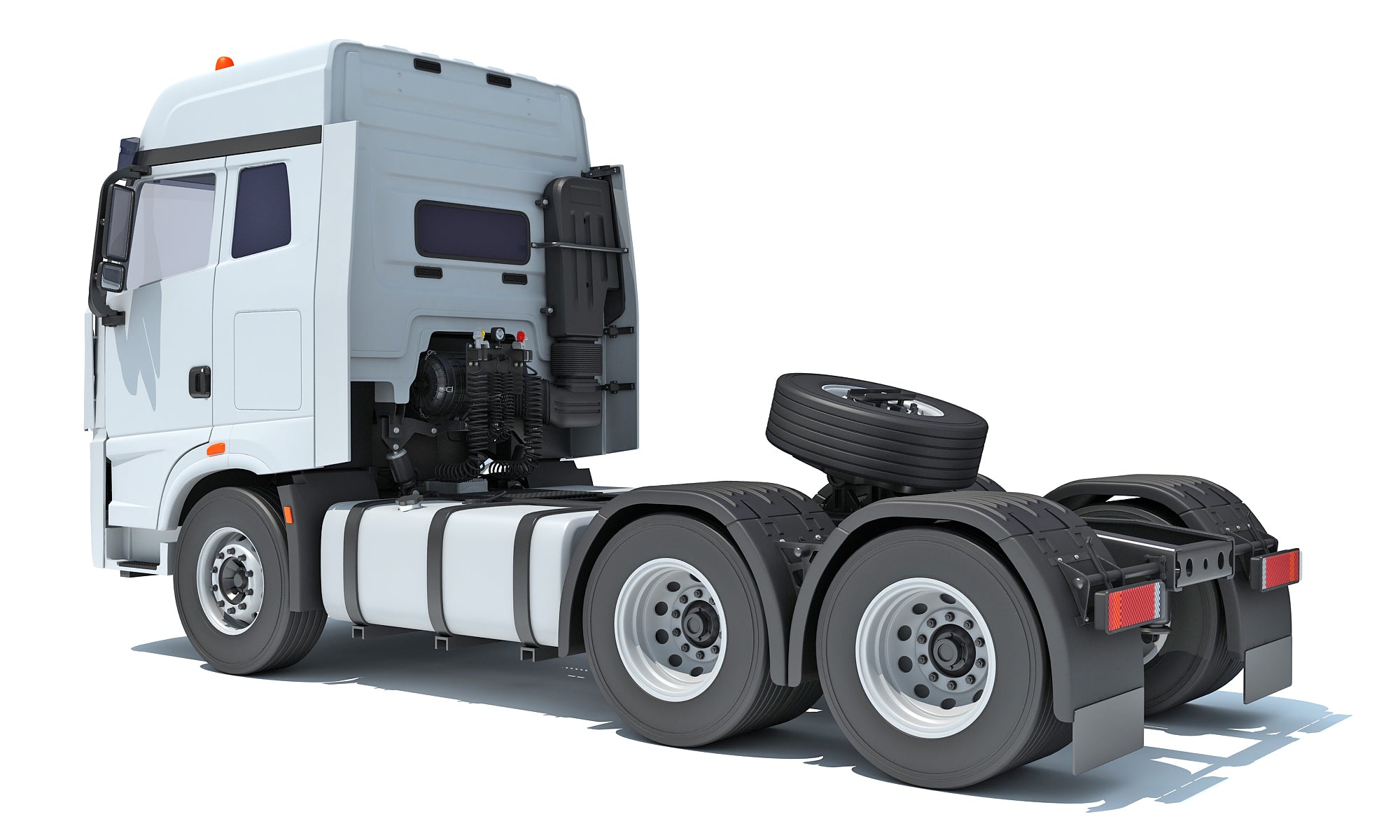 Semi Trailer Tractor Heavy Freight Truck