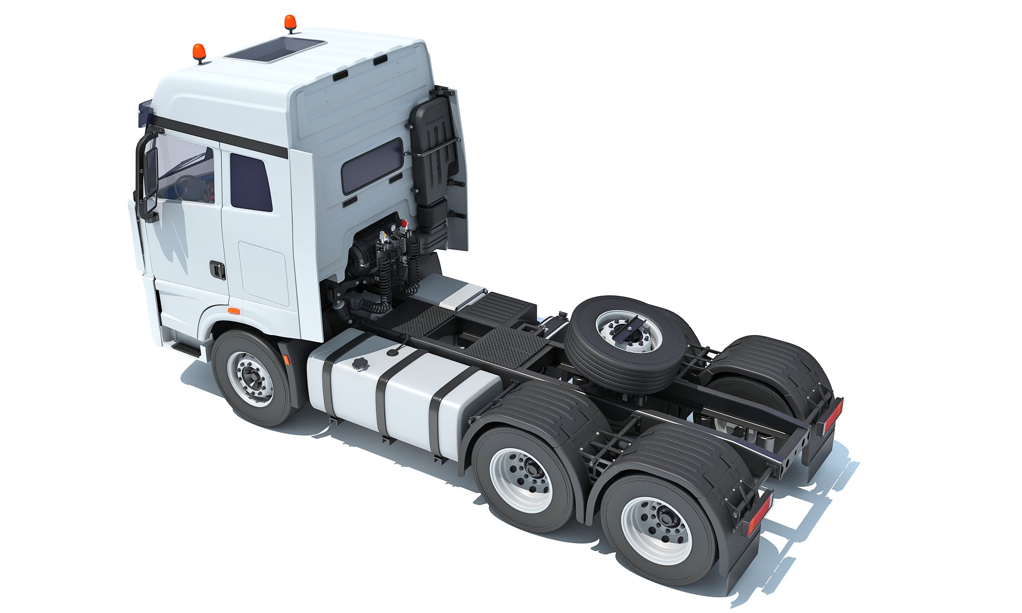 Semi Trailer Tractor Heavy Freight Truck