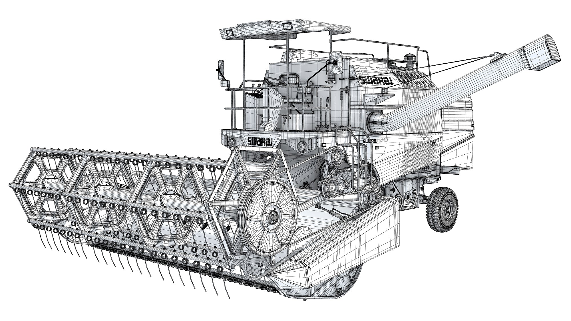 Swaraj Multi Crop Combine Harvester Agricultural Machinery
