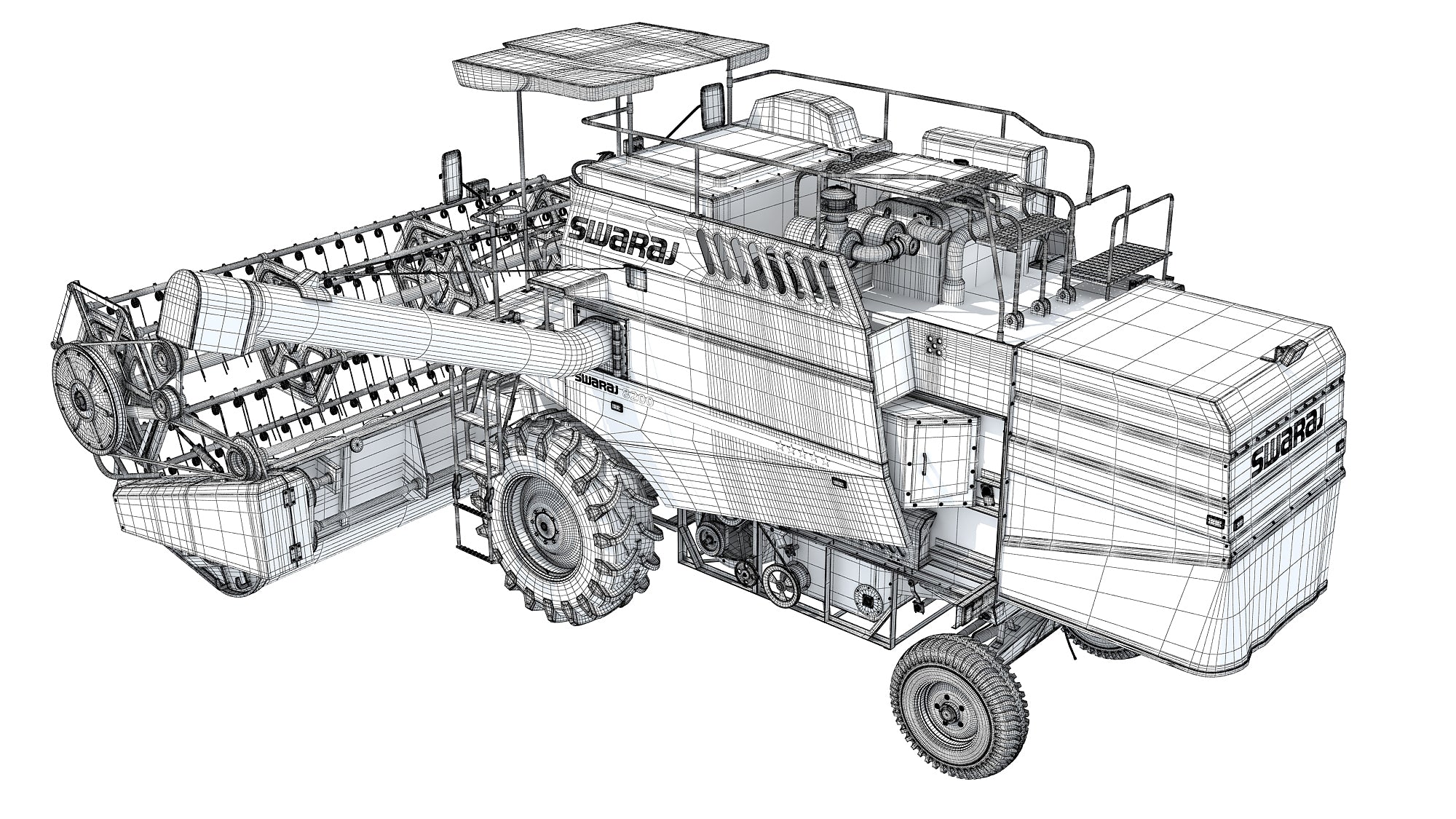 Swaraj Multi Crop Combine Harvester Agricultural Machinery