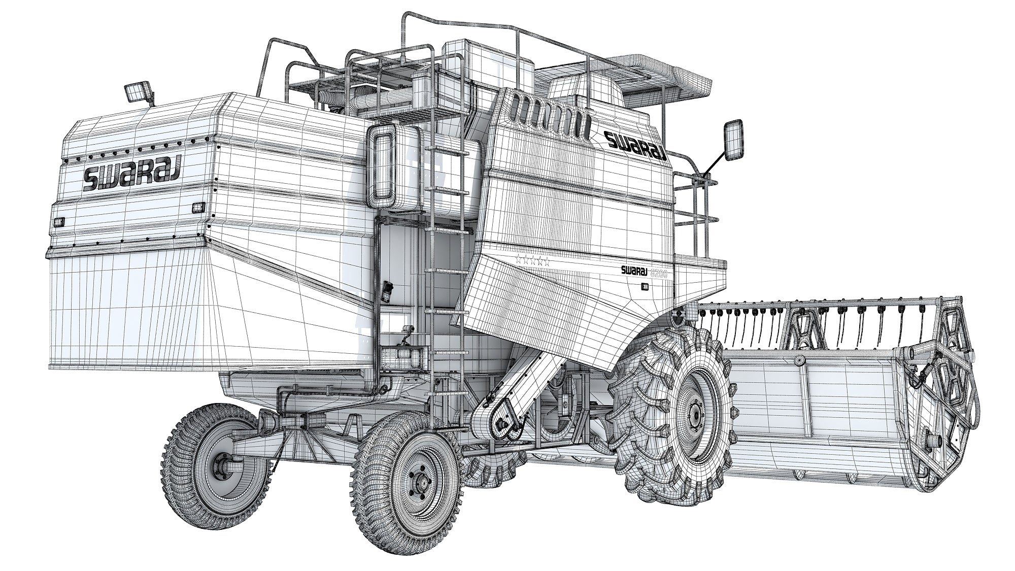 Swaraj Multi Crop Combine Harvester Agricultural Machinery