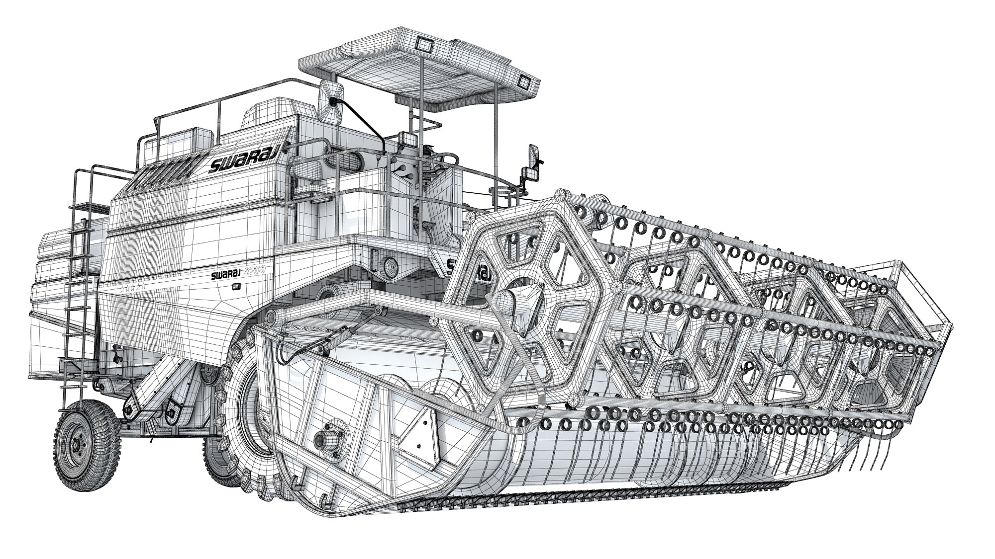 Swaraj Multi Crop Combine Harvester Agricultural Machinery