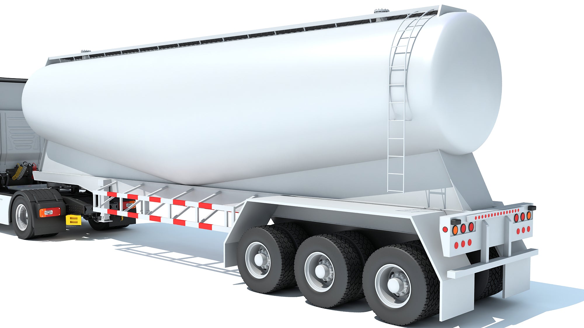 Heavy Truck with Tank Trailer