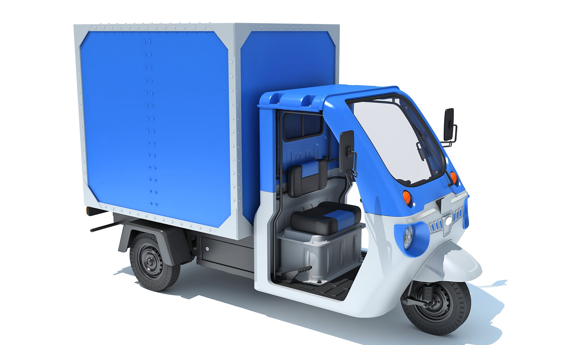 Three-Wheeler Cargo Vehicle Pickup Urban Transport