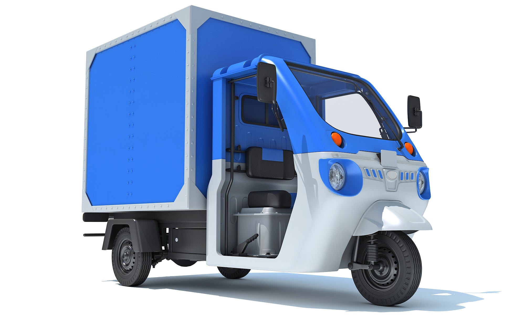 Three-Wheeler Cargo Vehicle Pickup Urban Transport