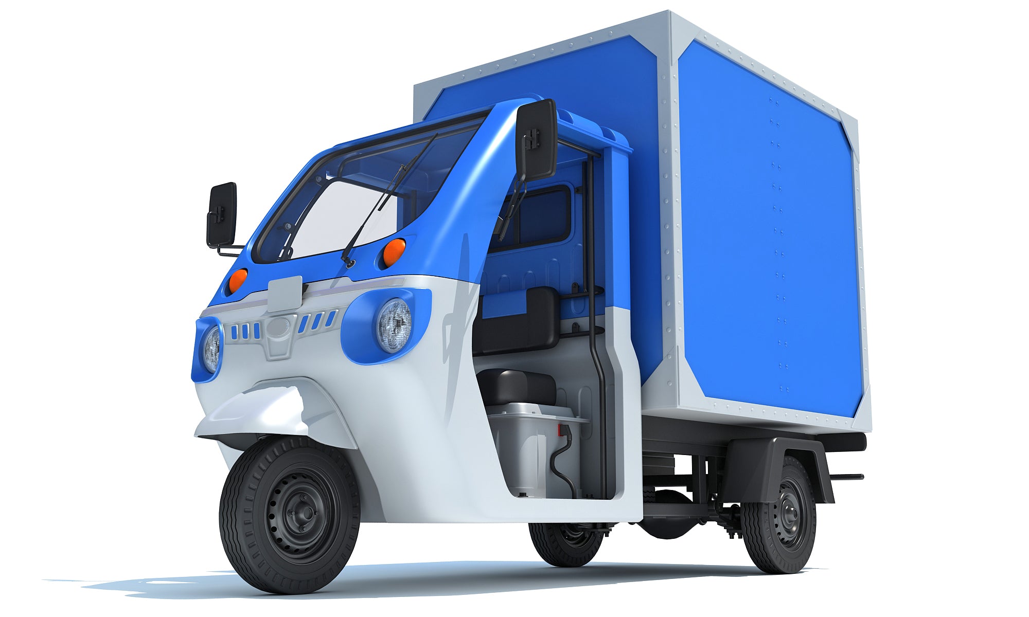 Three-Wheeler Cargo Vehicle Pickup Urban Transport