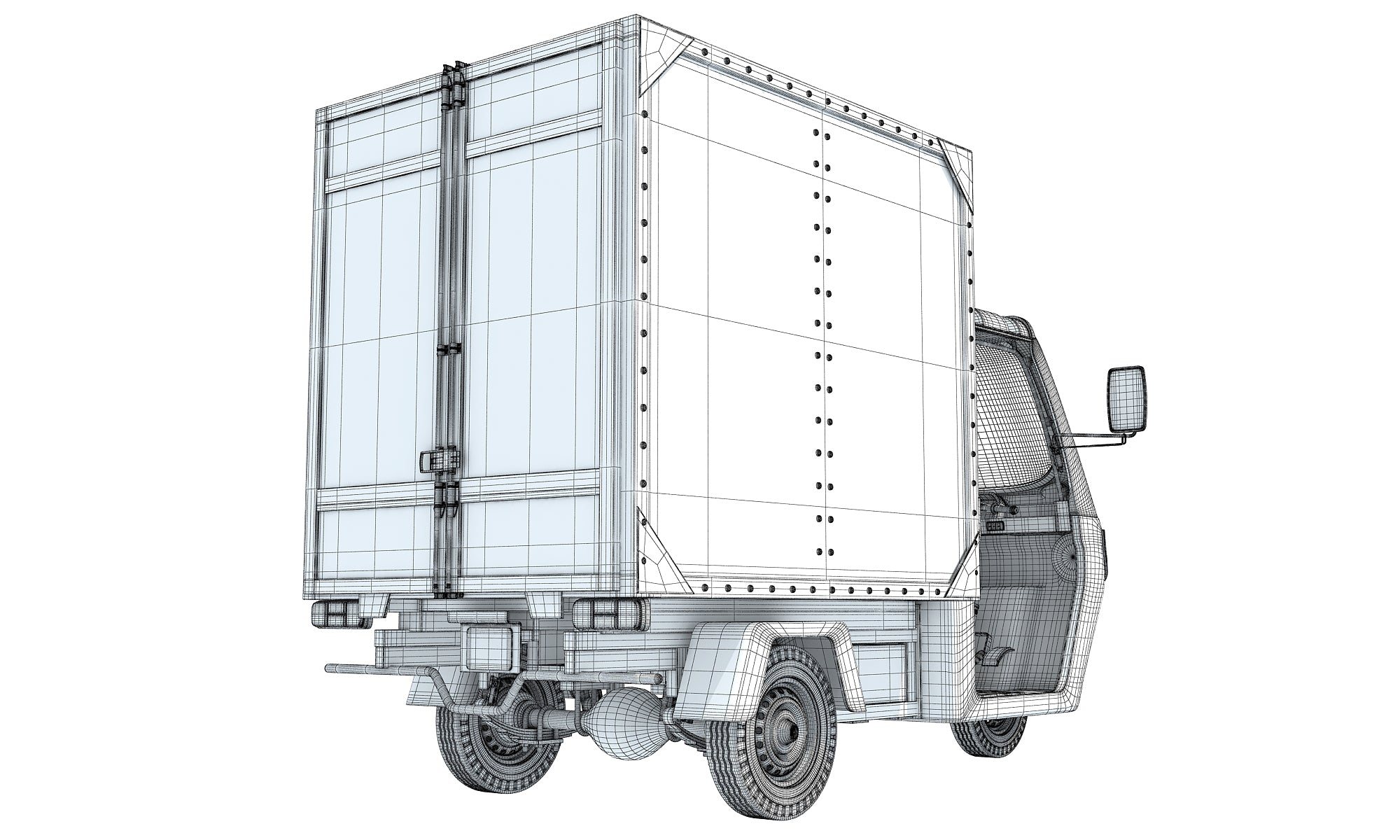 Three-Wheeler Cargo Vehicle Pickup Urban Transport