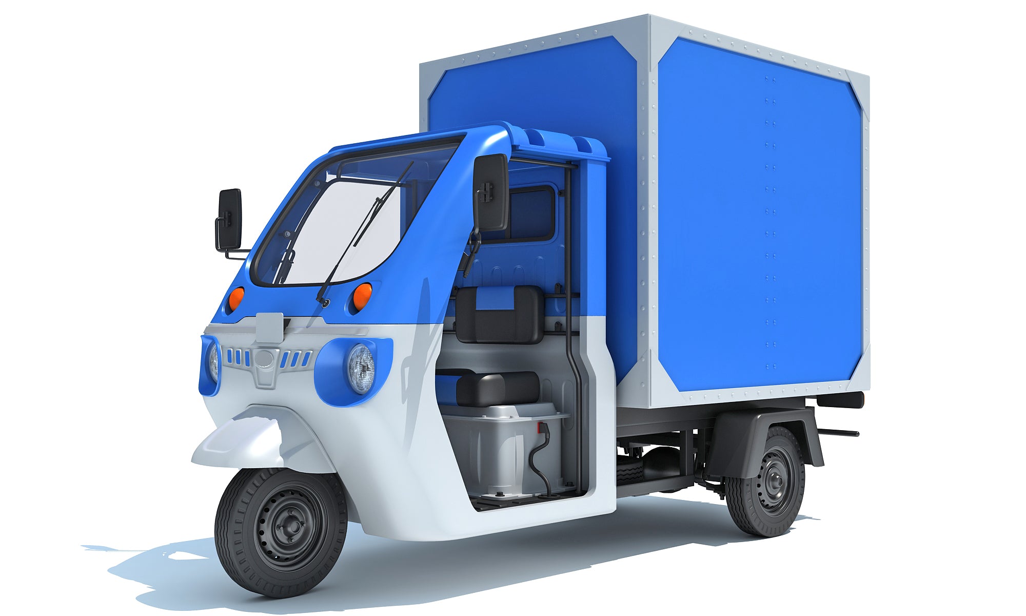 Three-Wheeler Cargo Vehicle Pickup Urban Transport