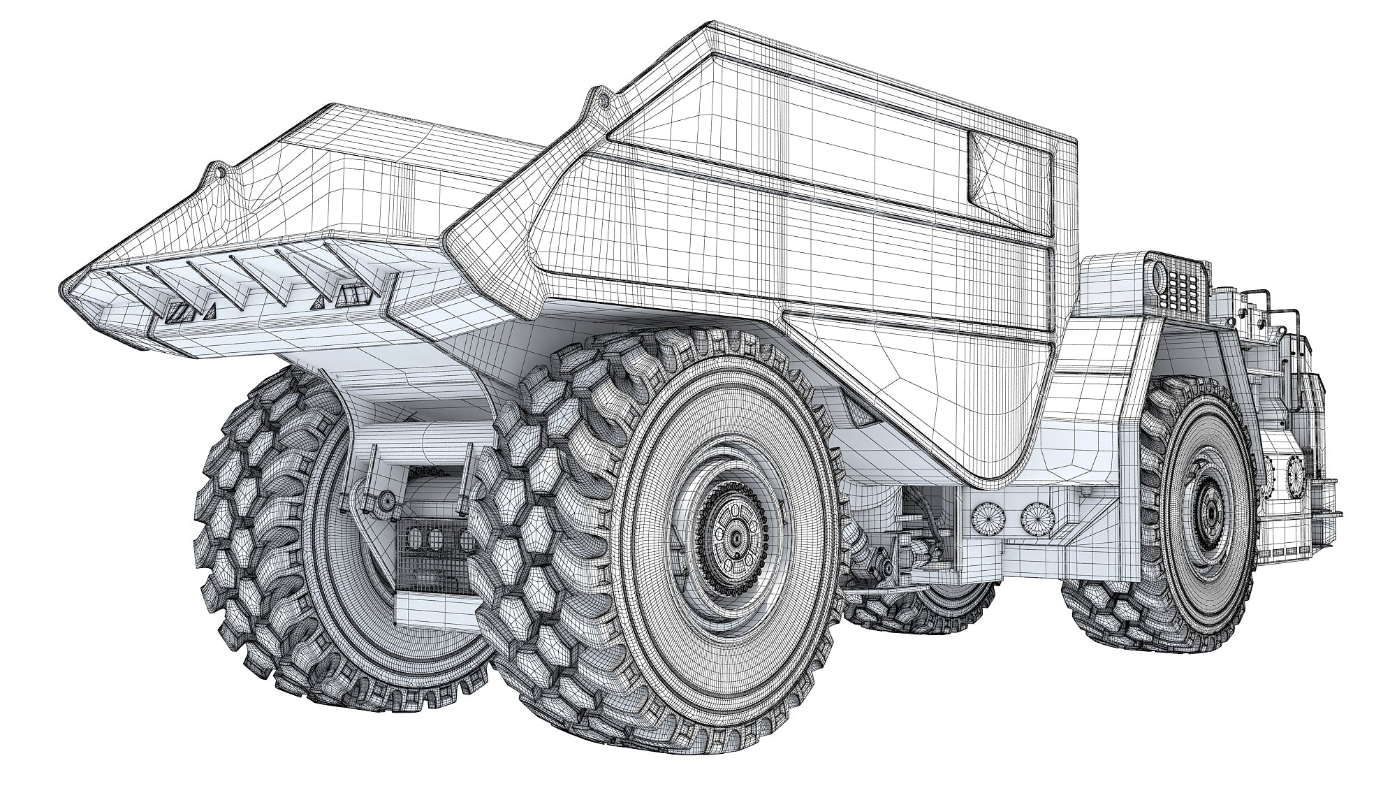 Underground Mining Truck Articulated Tunnel Transport