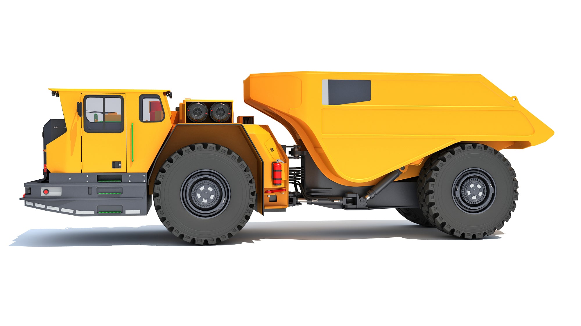 Underground Mining Truck Articulated Tunnel Transport
