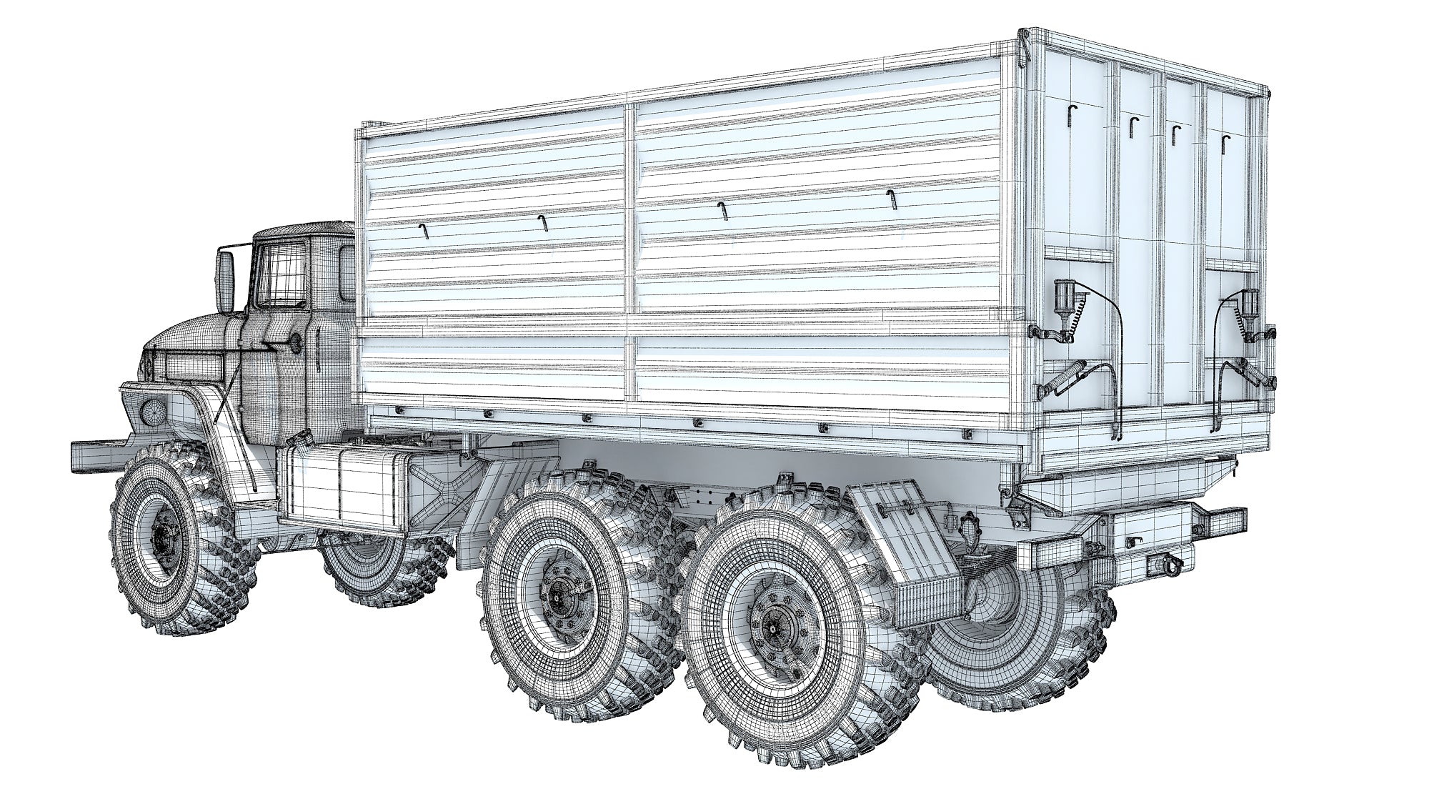 URAL Civilian Truck Off Road 6x6 Vehicle