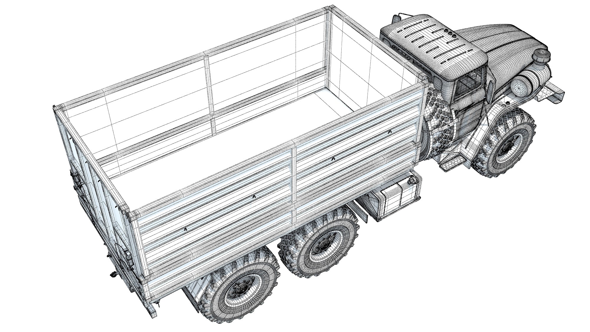 URAL Civilian Truck Off Road 6x6 Vehicle