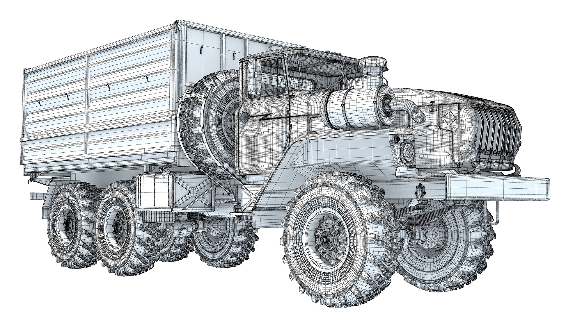 URAL Civilian Truck Off Road 6x6 Vehicle