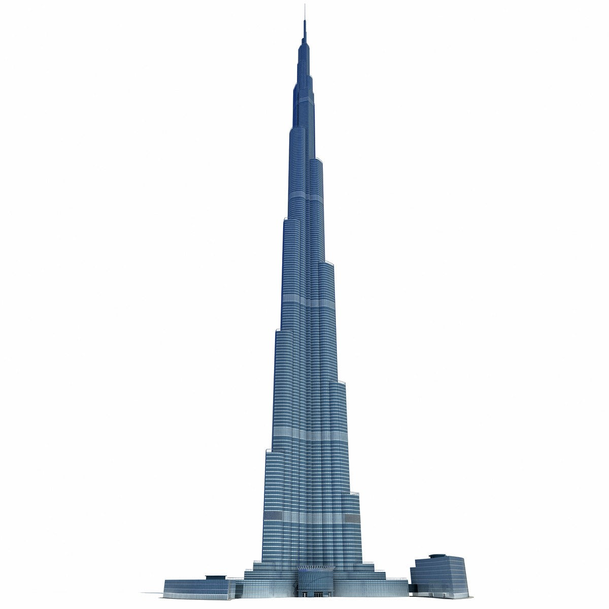 Burj Khalifa Dubai Tower 3D Model