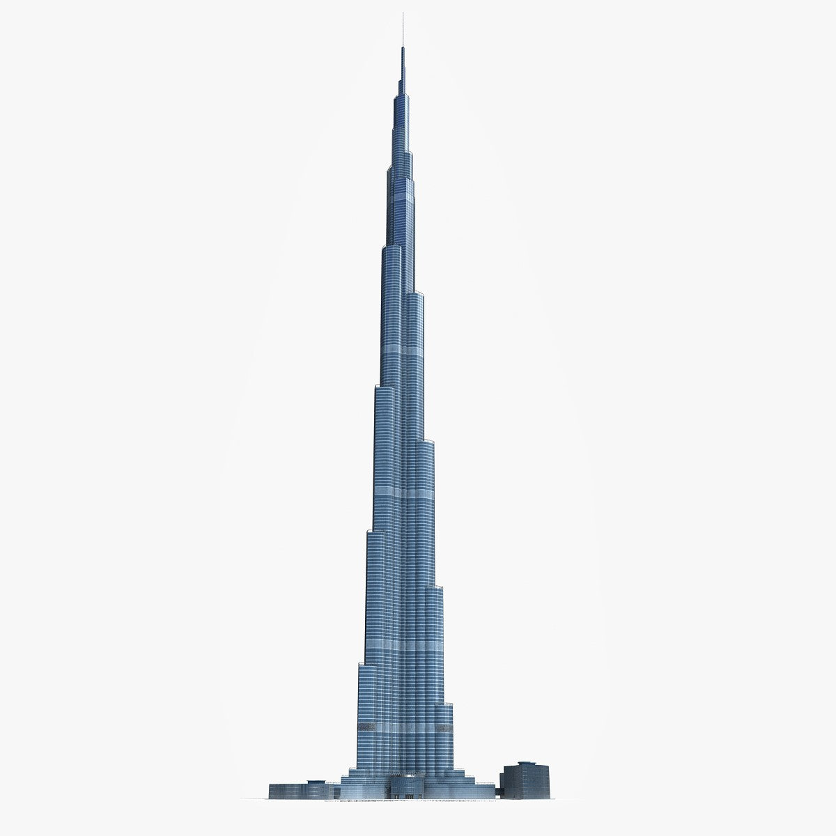 Burj Khalifa Dubai Tower 3D Model