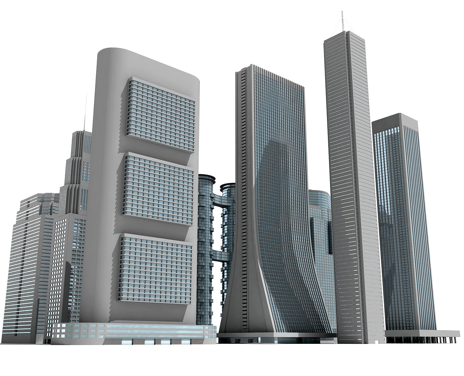 Skyscrapers 3D Models