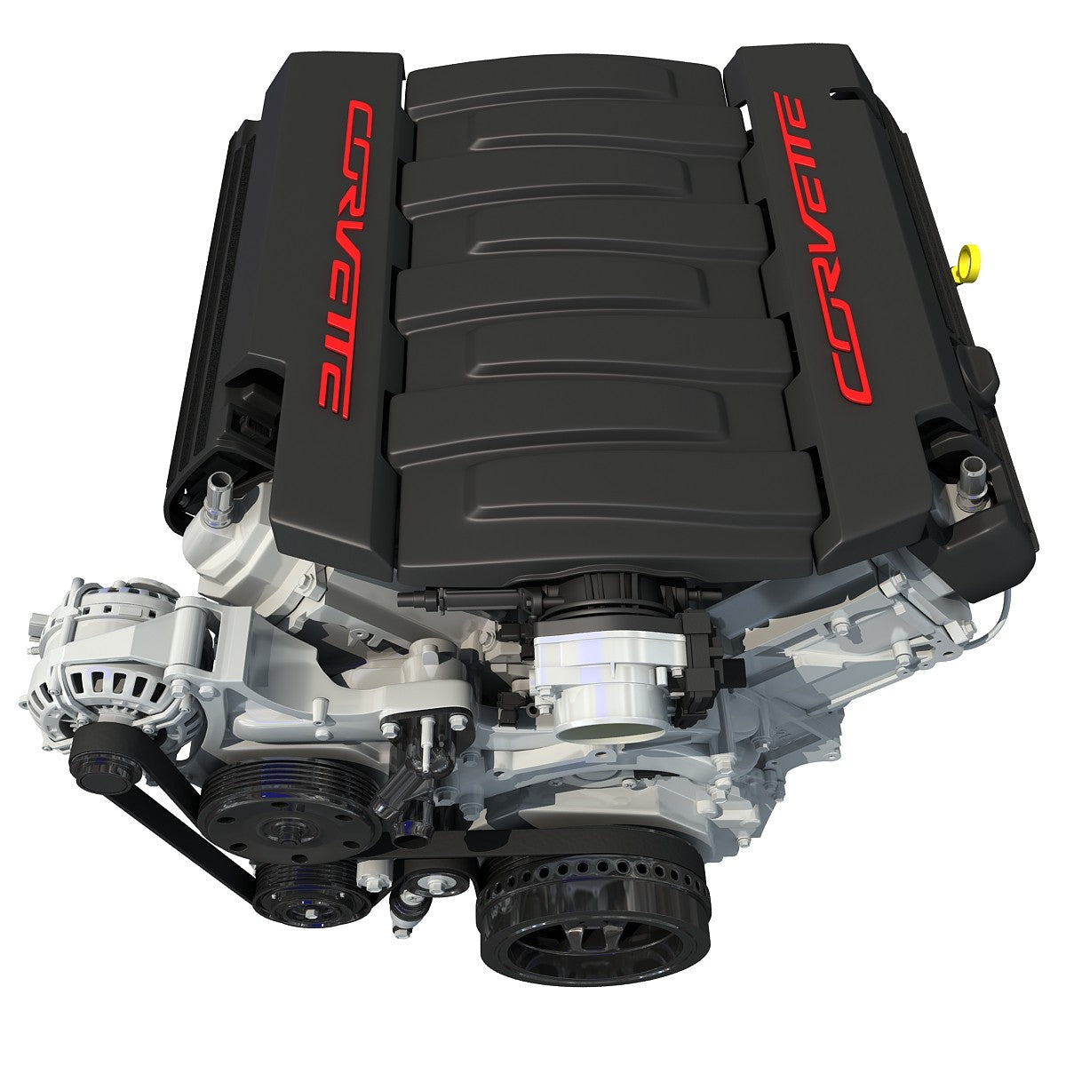 3D Engine Chevrolet Model