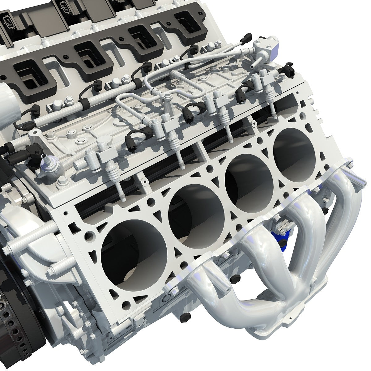 3D Engine Chevrolet Model