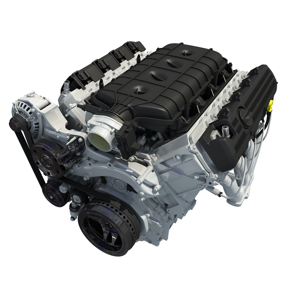 3D Engine Chevrolet Model