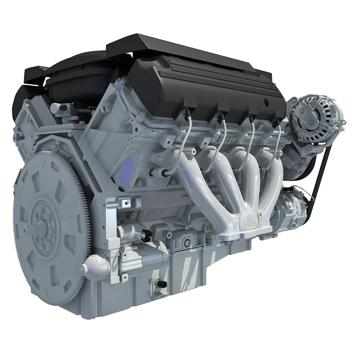3D Engine Chevrolet Model