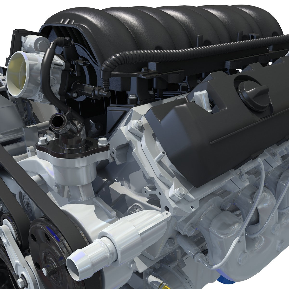 New V8 Chevrolet Silverado Engine
