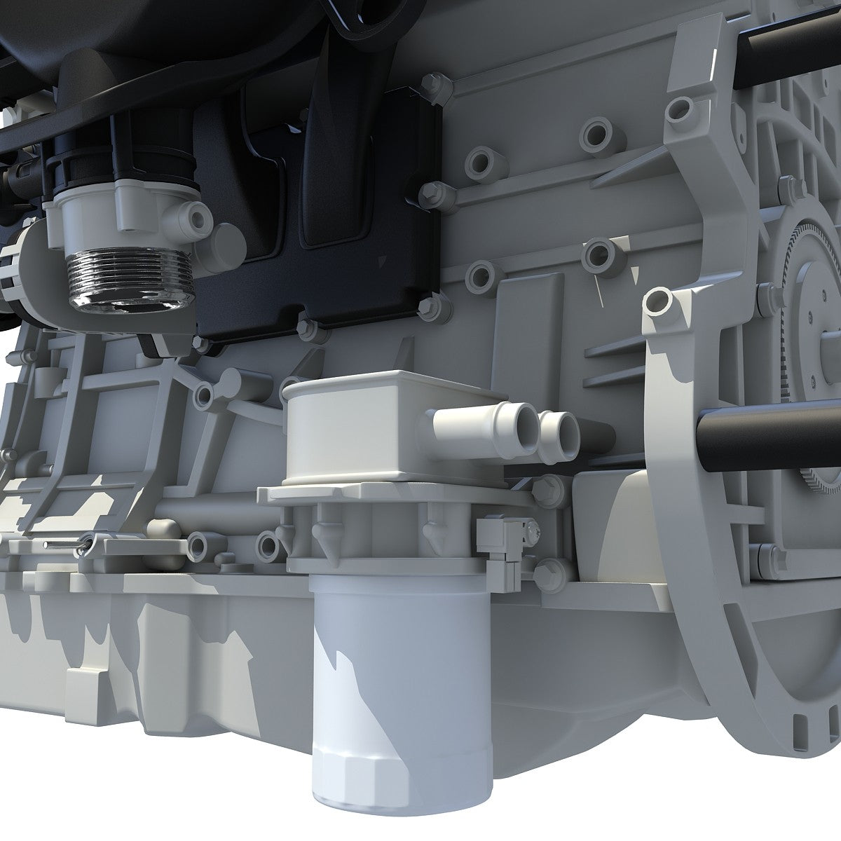 3D Turbo Engine Model