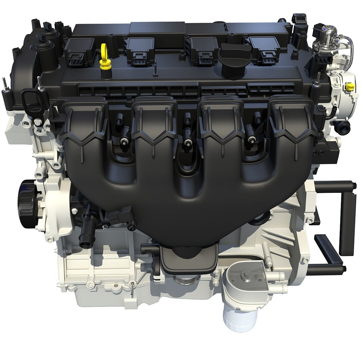 3D Turbo Engine Model