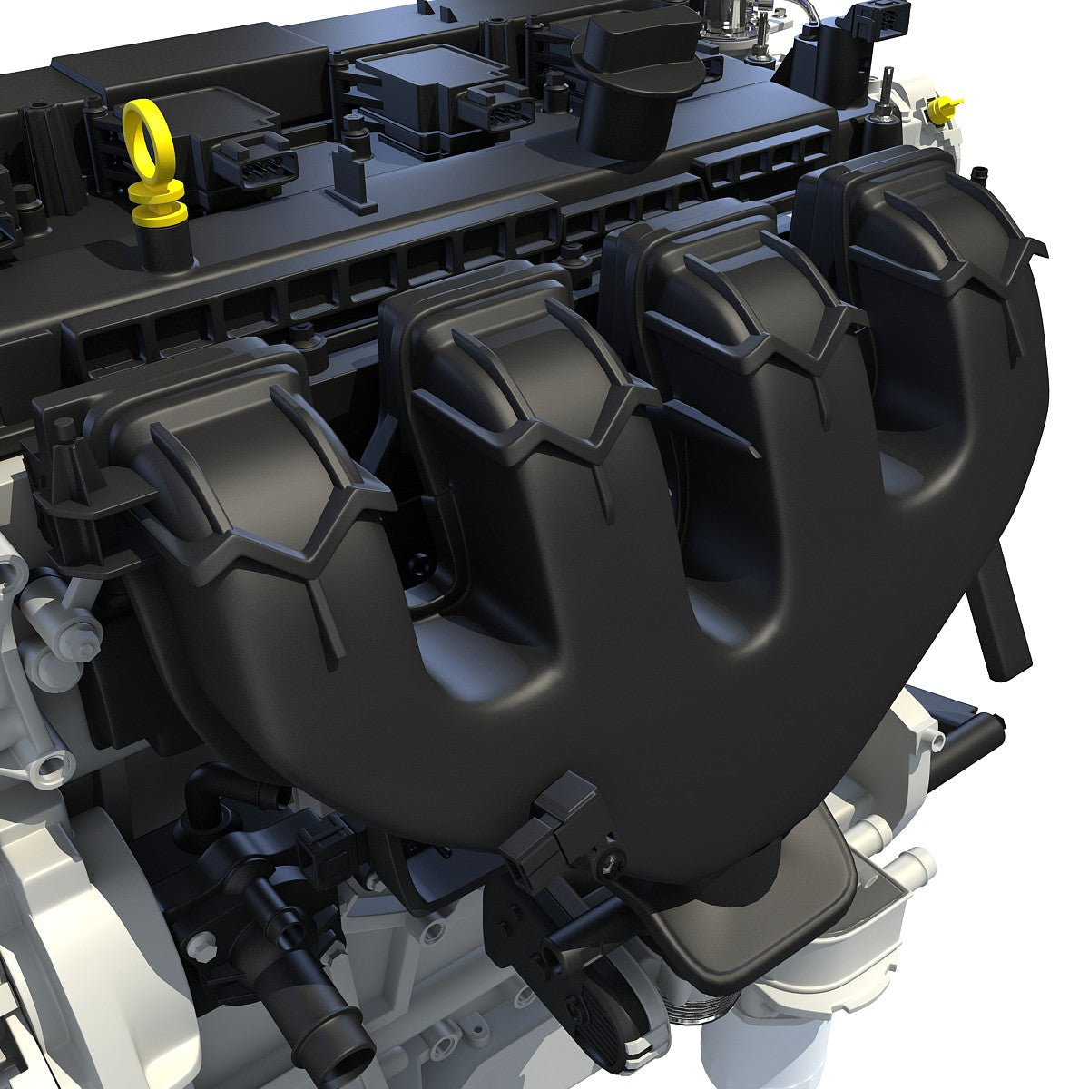 3D Turbo Engine Model