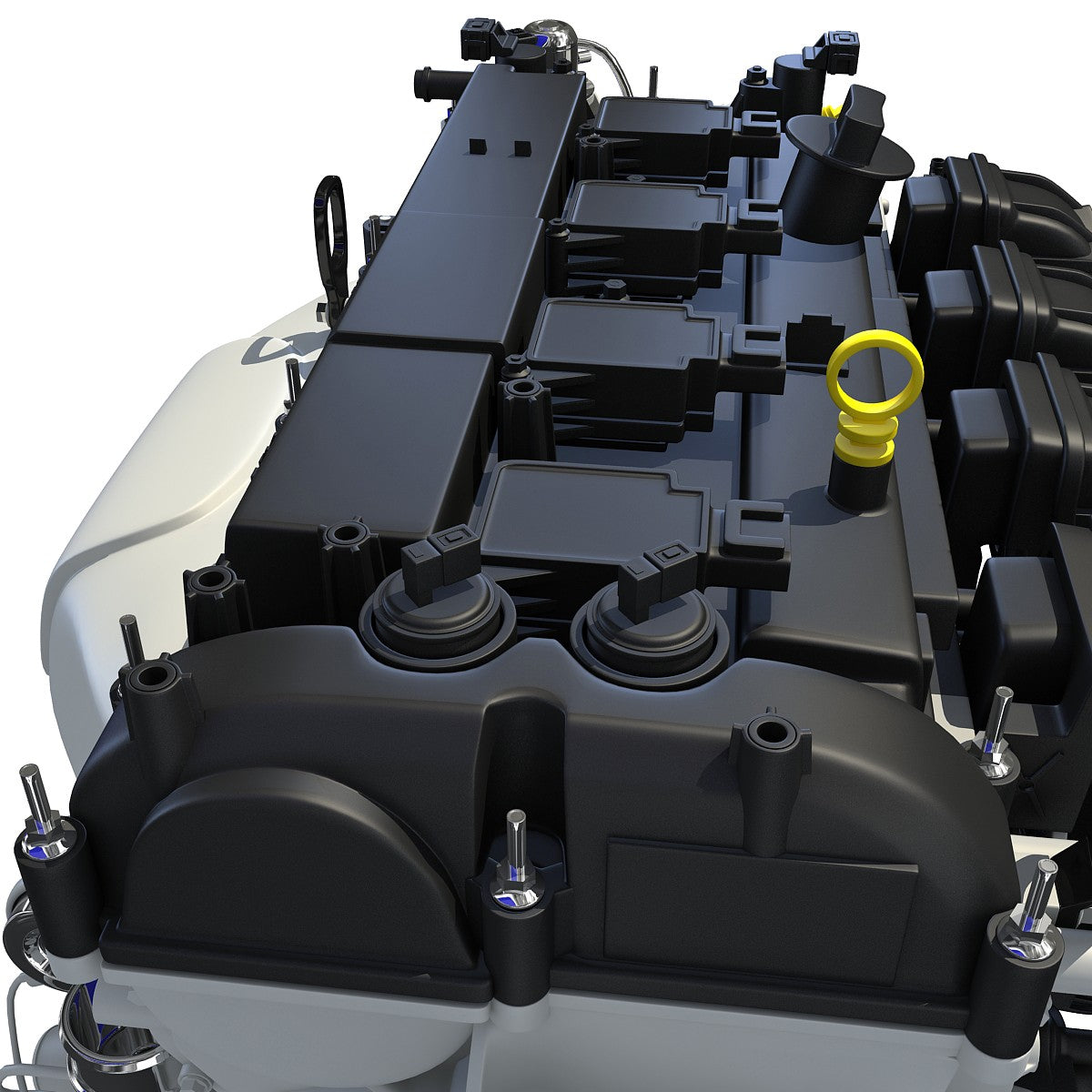 3D Turbo Engine Model