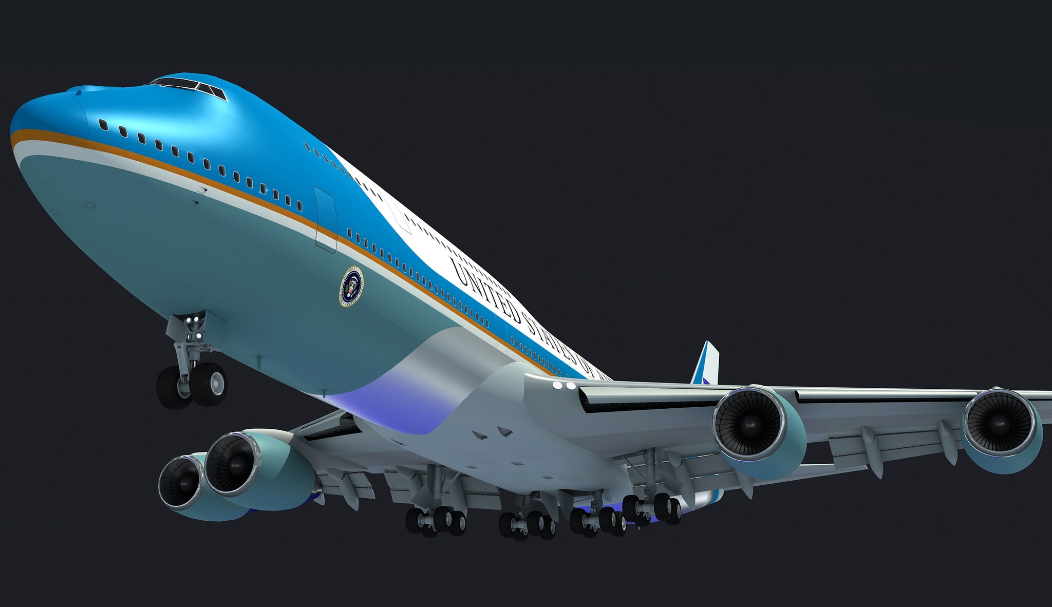 Air Force One 3D Model