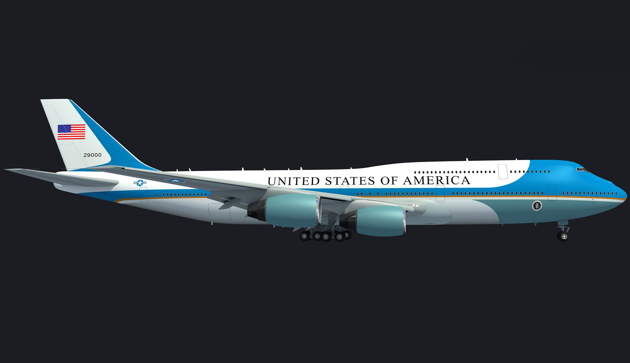 Air Force One 3D Model