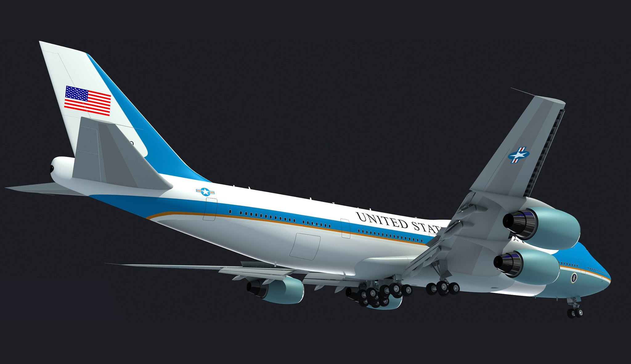 Air Force One 3D Model