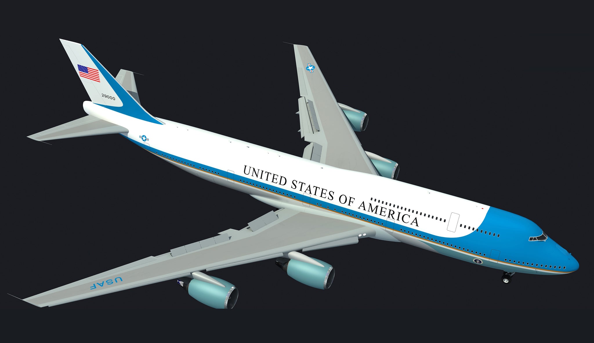 Air Force One 3D Model