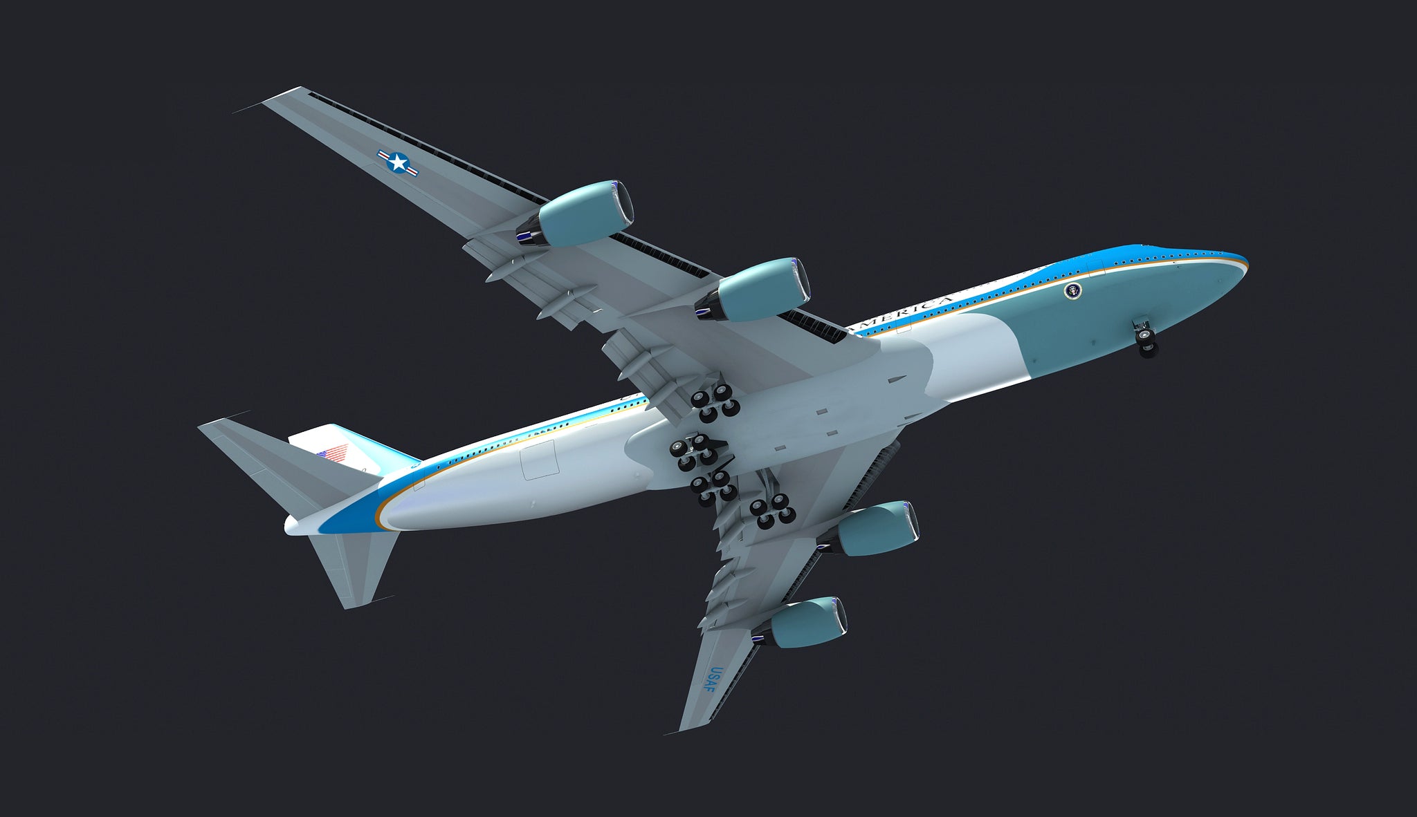 Air Force One 3D Model