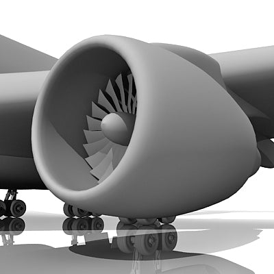 DHL Aircraft 3D Model