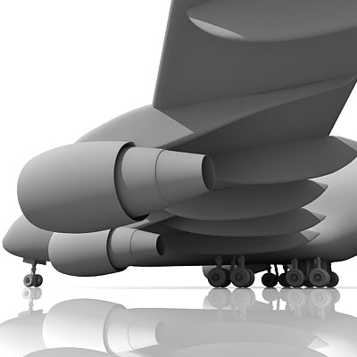 DHL Aircraft 3D Model