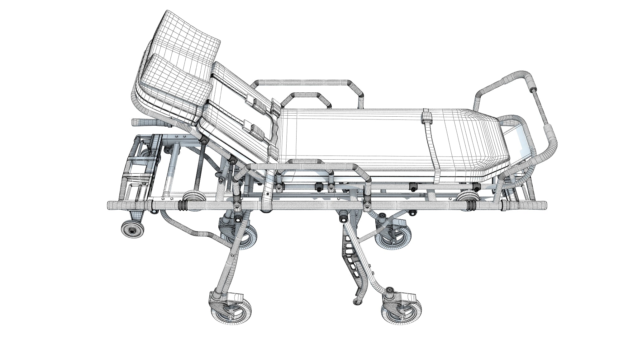 Ambulance Stretcher Trolley