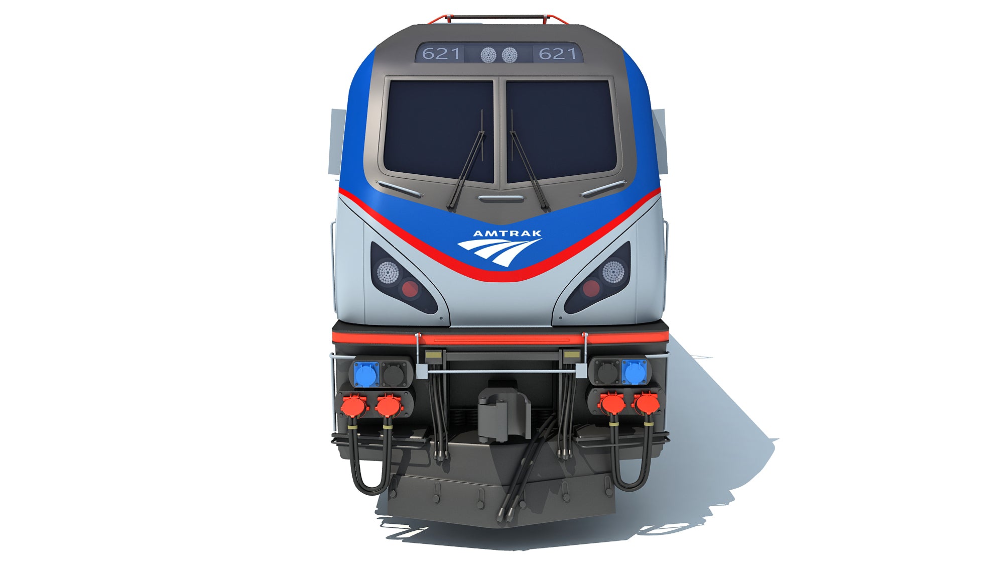 Amtrak Train 3D