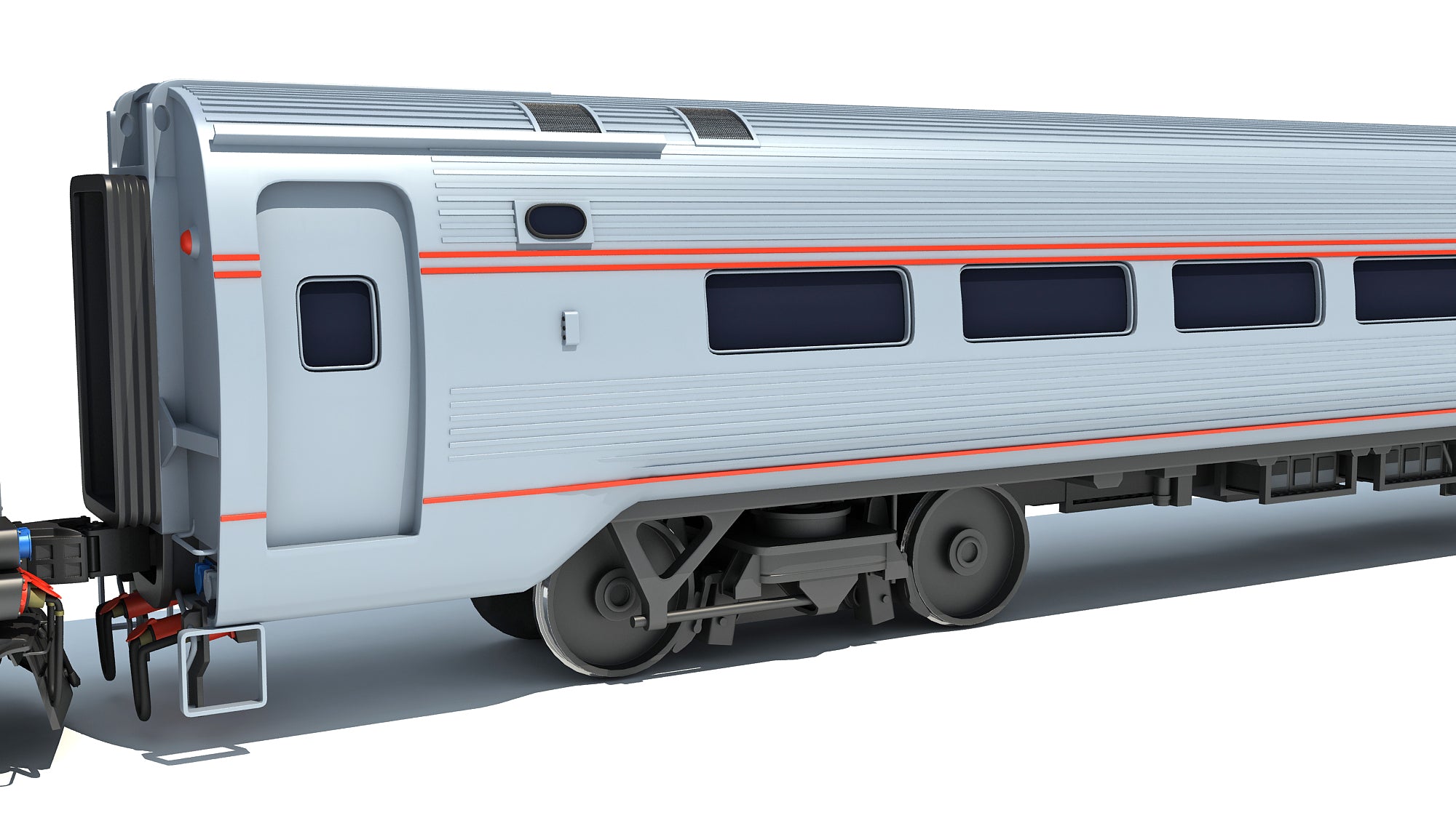Amtrak Train 3D