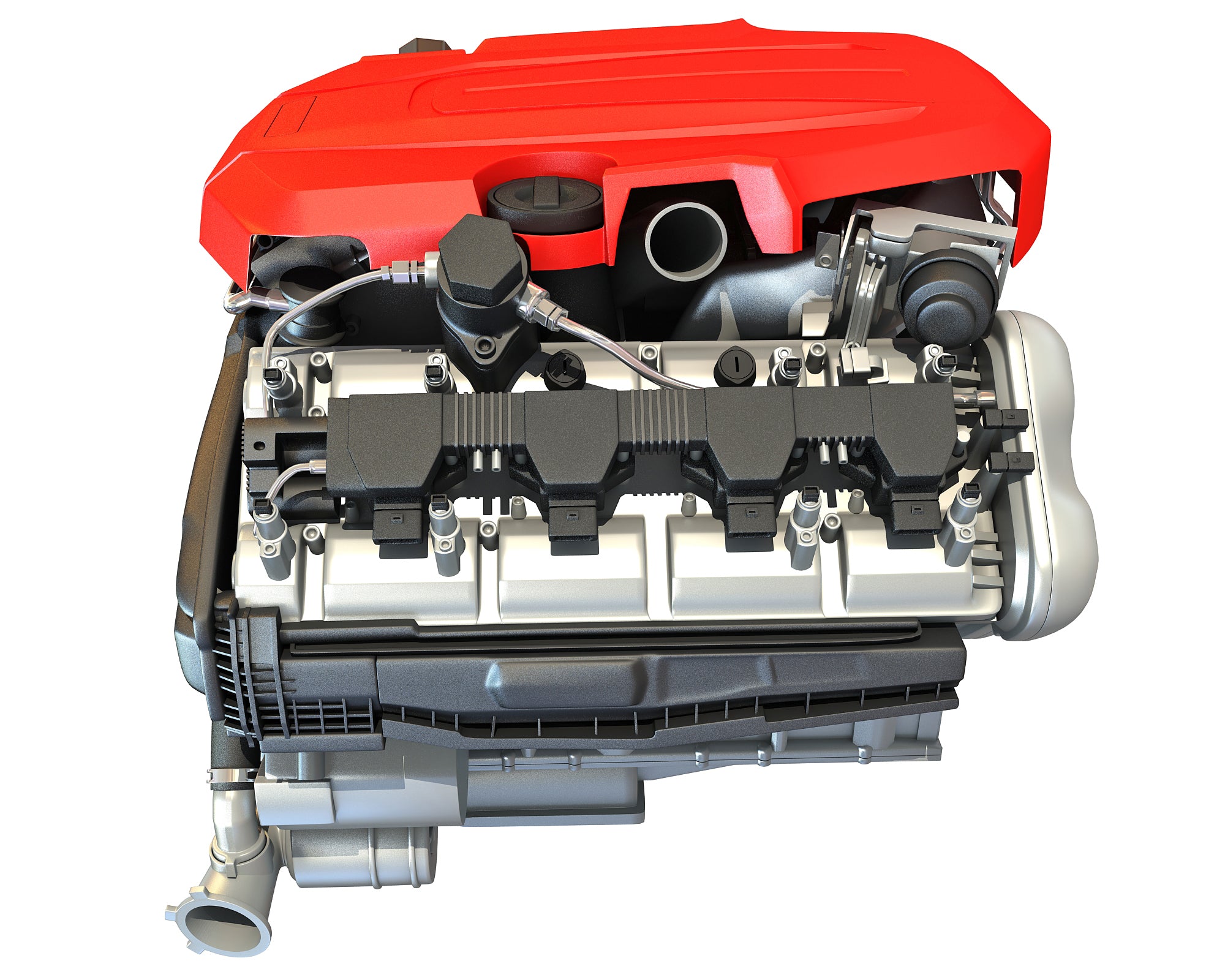 Car Engine 3D Model