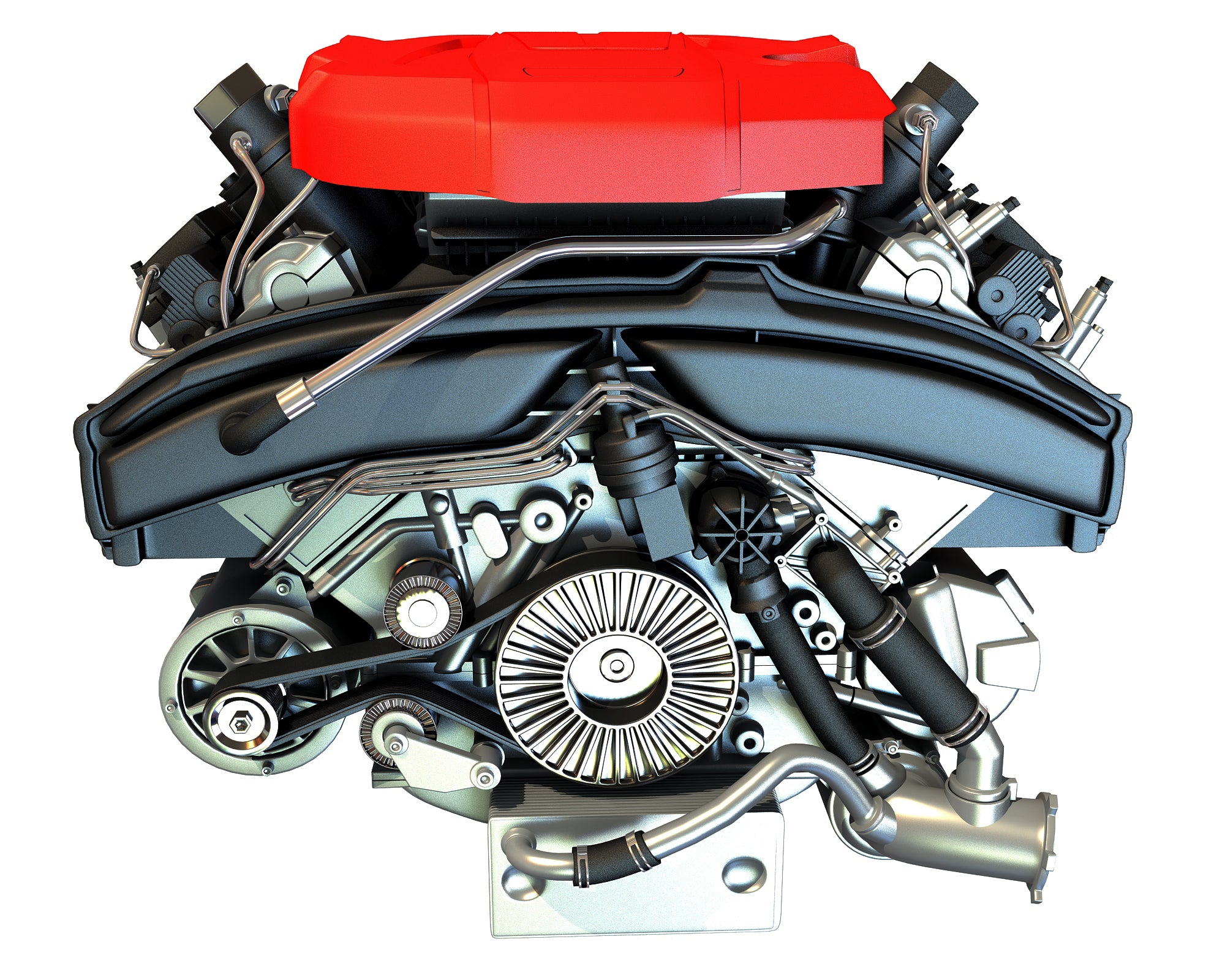 Car Engine 3D Model