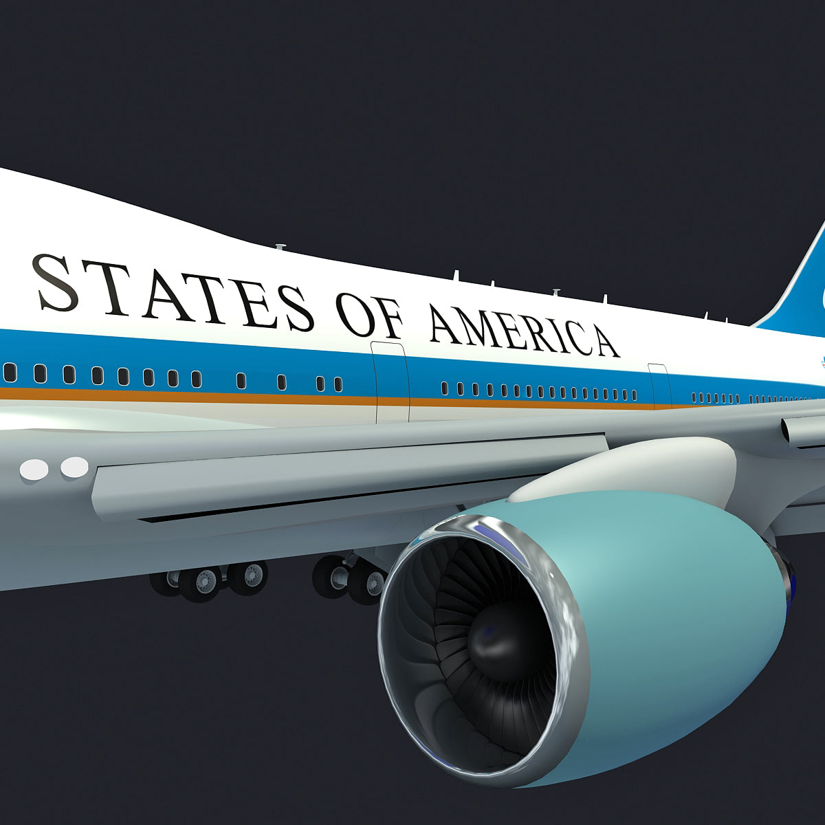 Air Force One 3D Model