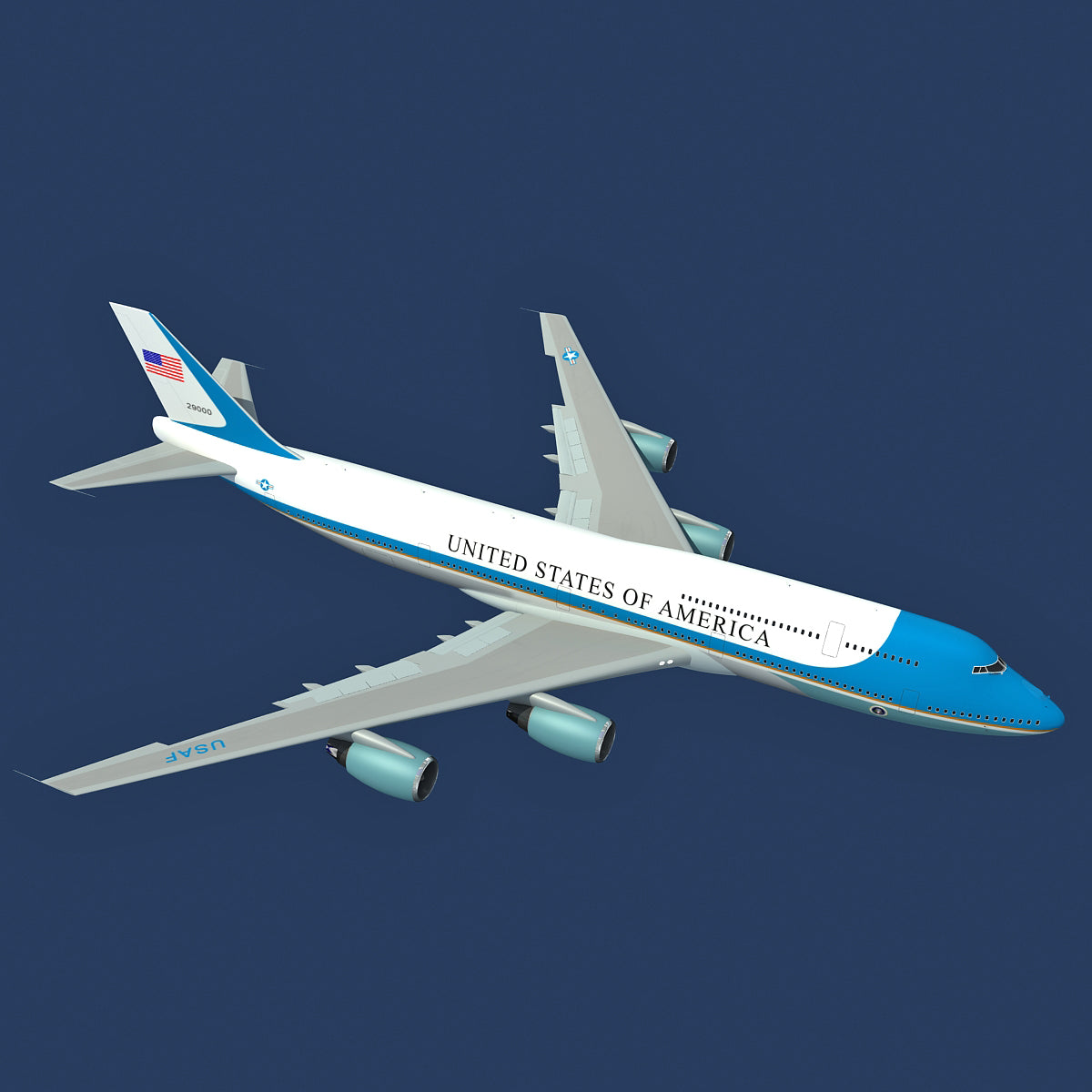Air Force One 3D Model
